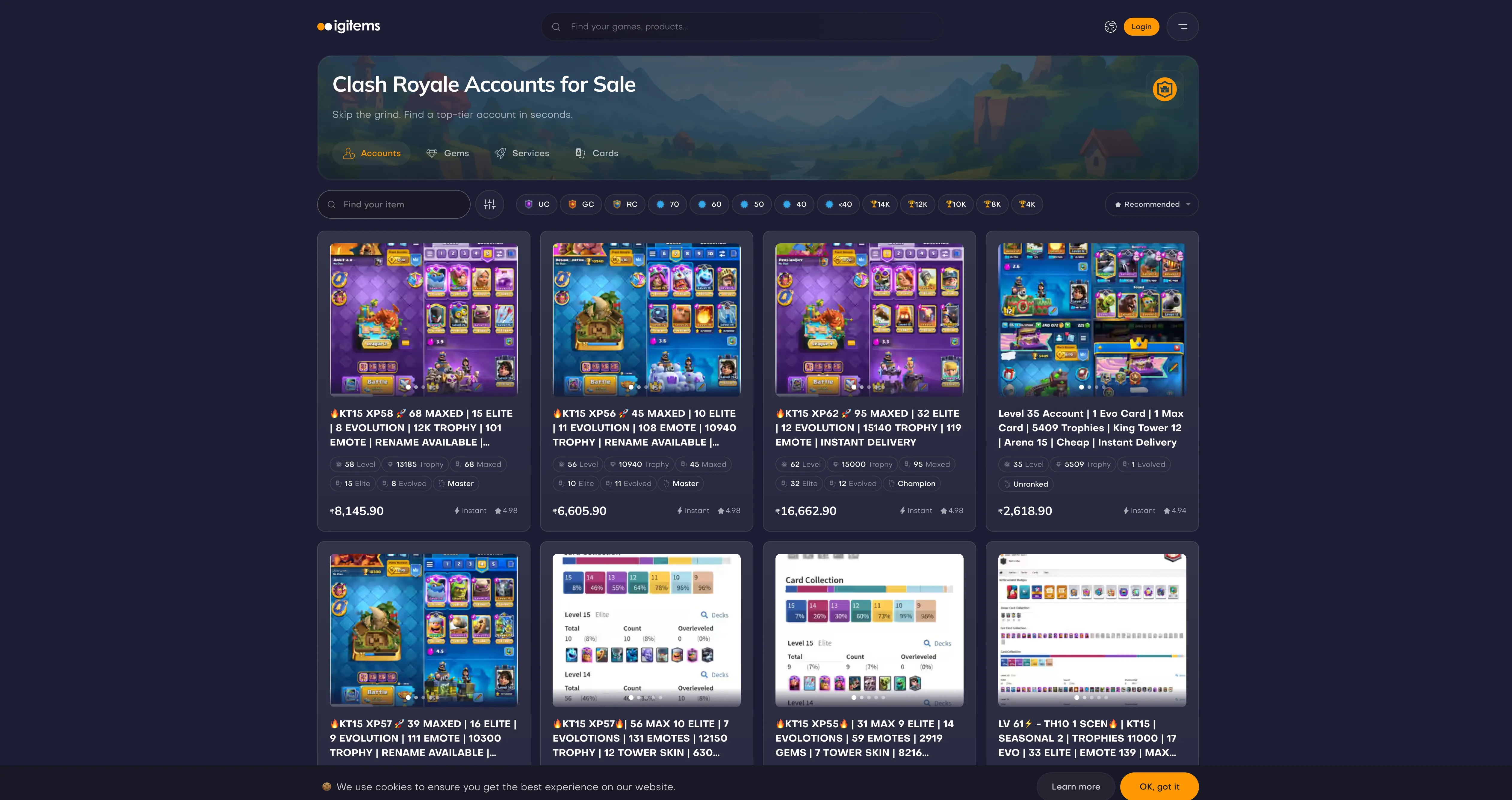 IGItems clash royale